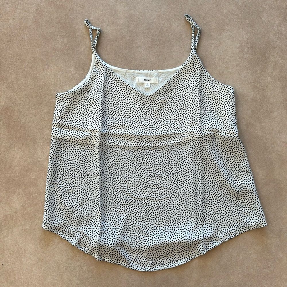 Mine Polka Dot Shell Tank Top • Anthropologie Tank • various sizes • NWOT